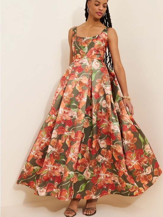 Anthropologie Dresses & Skirts - Anthropologie hutch Floral Taffeta Dress